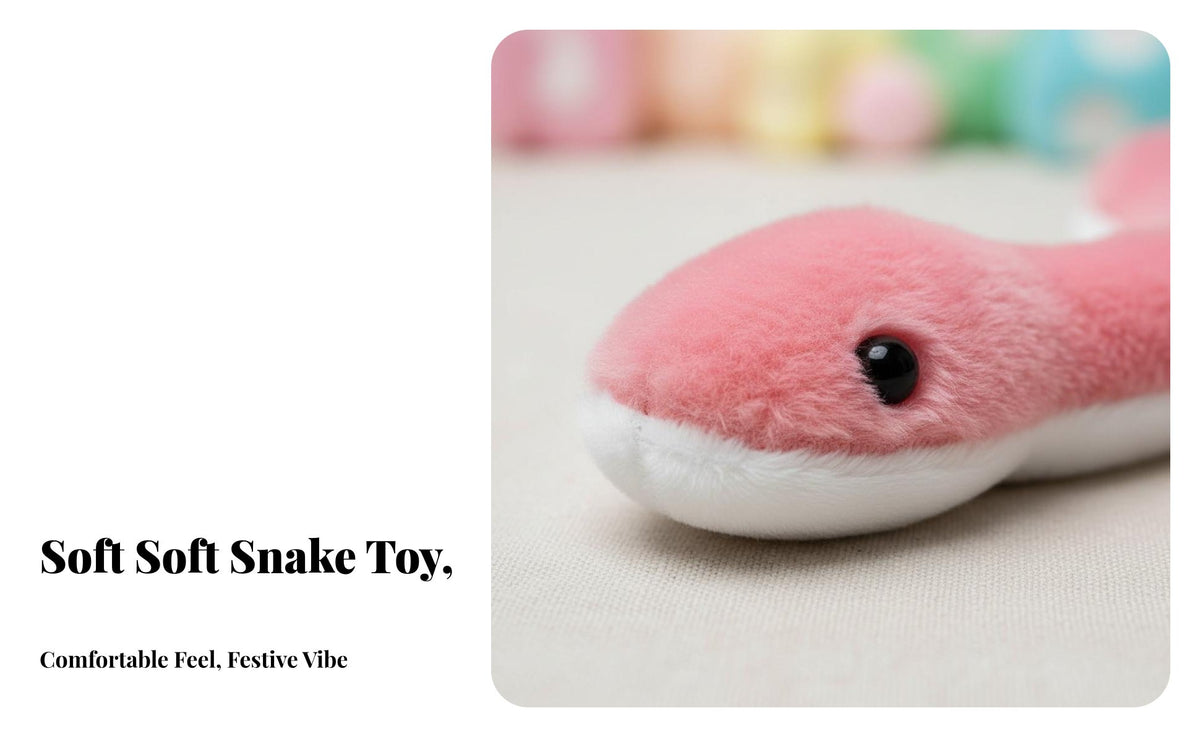 Bendable Snake Stuffed Ie Flexible Stuffed Snake House Decoration Soft and Comfortable Room Decoration for Adults, Home Decor