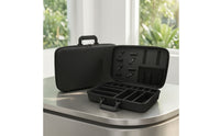 Hairstyling Tool Case Hard-Sided Tool Storage Bag with Dividers Multi-Compartment with Dividers for Barbers
