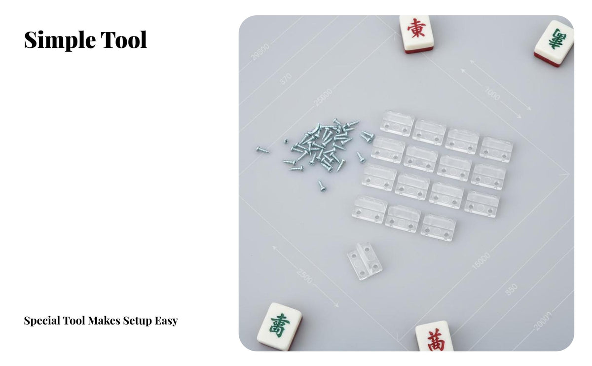 Mahjong Table Rubber Block Accelerates Shuffling Mahjong Machine Tile Pusher