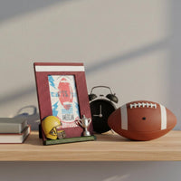 Dimensional Relief Picture Frame Perfect Gift Tackle Sport Photo Frame 4x6 Tackle Sport Photo Display Long-Lasting And