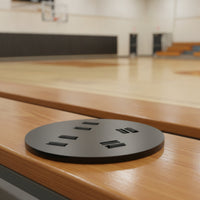 Secure Fit Basketball Scoring Training Disc Comfortable Basketball Scoring Aid Round Sports Equipment Quick for Individual Exercises