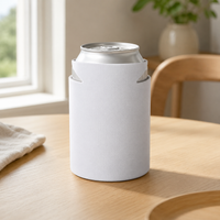 Neoprene Insulated Can Cooler Sleeve for Milk Tea, Cola, Beer - Foam Thermal Bottle Holder, Anti-Drop Cup Cover