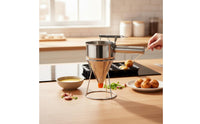 Easy Pour Takoyaki Batter Dispenser Space Saving Hopper Funnel with Handle Dishwasher Safe for Street Food
