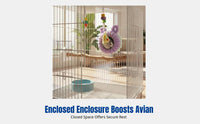 Bird Bed, Thick Plush Warm Bird Bed, Parakeet Cockatiel Lovebird Winter Sleeping House, Cute Design, Easy to Wash, Random Color