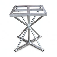 Spray Painting Table Steel Rotating Worktable Heavy-Duty Turntable with Metal Lattice Surface for Hobbyists, Studios
