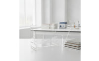 Pipette Rack Transparent Acrylic Pipette Stand Open-Frame Holder for Technicians, Students, Scientific Facility, Classroom
