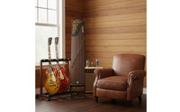 Sturdy Standing Guitar Rack Stable Base Wood Guitar Stand Hardwood Instrument Storage Space Saving for Music Room