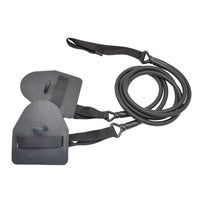 Swim Training Cord with Paddles Latex Swimming Resistance Band Posture Correction Swim Stroke for Swimmers, Beginners, Home, Gym