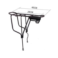 Mountain Bike Cargo Rack Heavy Duty Cycle Rear Rack for Cyclists, Commuting