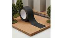 Self-Adhesive Asphalt Texture Tape Textured Road Surface Tape Granular Hobby Supply Roll Format for Model Scenes, Train Layouts, Sand Tables, Photography Displays