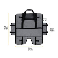 Display Carrying Bag Portable Display Carrying Case Padded with Pockets for Participants