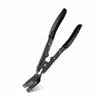 Trim Fastener Removal Tool Long Handle Clip Removal Pliers Precision Pliers with Forked Claw for Mechanics, Hobbyists