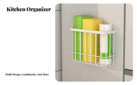 Metal-gripping Refrigerator Side Rack Easy Installation Metal-gripping Refrigerator Shelf