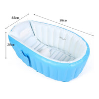Thickened Inflatable Baby Bathtub Large Size Baby Soaking Tub Easy to Inflate Child Care Lightweight for Newborns