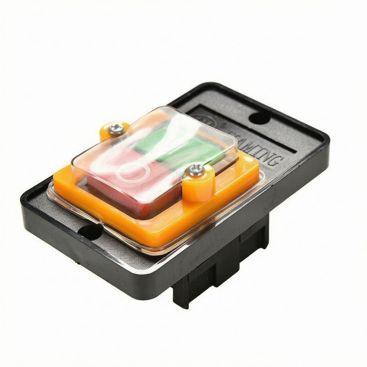 Clear Cover Waterproof Push Button Switch Screw Terminals Two-Button Button Switch Vertical Layout Control Device