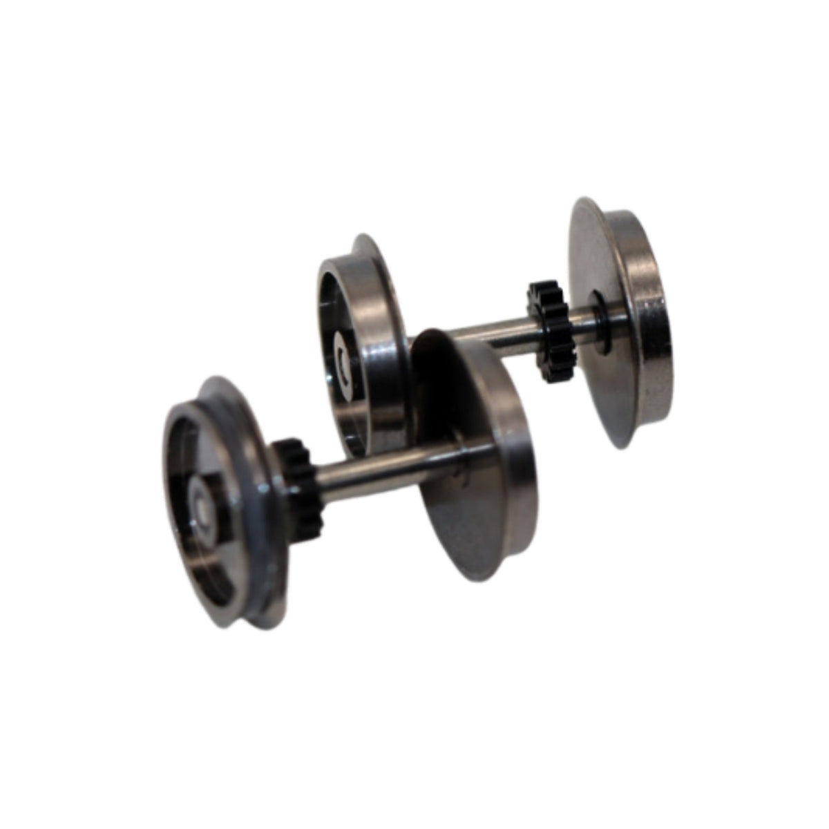4 Wheels Precise Size HO Scale Metal Wheel Set Replacement Part Locomotive Metal Wheels Realistic Details 1:87 Train Wheel for Upgrade