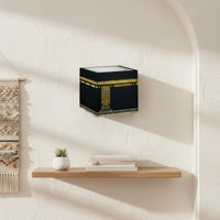 Kaaba Wall Sticker 3D Corner Sticker Simulation Design Removable Cube Corner Decal for Muslims, Living Room, Bedroom