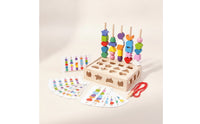 Child-Centered Shape Matching Board with Cards Stacking Wooden Sorting Board Educational Shape Sorter Sensory for Toddlers