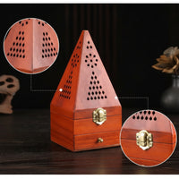 Wooden Fragrant Box with Drawer Ventilated for Home Decor