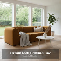 snug LoafShaped Sofa Nordic aesthetic Couch Minimalist Aesthetic Household Furniture for Guesthouse Owners, Homeowners, Living Room, Lounge Area, film viewing