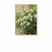 Framed Canvas Painting Ready to Hang Artwork Contemporary for Bedroom, Entryway