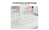 Clear Drawer Box Transparent Design Cosmetic Organizer Easy to Clean for Bedroom