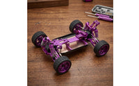 RC Car Chassis Kit Metal RC Car Frame with Shock Absorbers 1:14 Scale