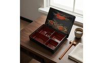 Five-Compartment Bento Box Lightweight Japanese Bento Box Easy to Low-Maintenance Meal Container