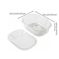 Laundry Basin with Washboard Lid Detachable for Dorm Rooms, Apartments, Students
