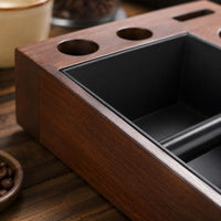 Espresso Grounds Bin Kit Espresso Specialist Type Pressing Station Easy to Pure Coffee Pressing Station for Baristas
