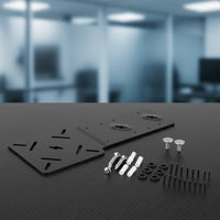 Space-Saving VESA Mounting Bracket Clutter-Clutterless Docking Station Mount Long-Lasting Docking Station Bracket Heavy-Duty for Telecommuter Workers, Workstations