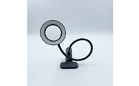 Attachable Lamp Flexible Gooseneck Lamp with Clip Handsunrestricted