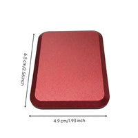 Textured Cue Tip Repair Tool Four-Sided Cue Tip Grinder Rectangular Abrasive Grinding Plate Rounded Corners