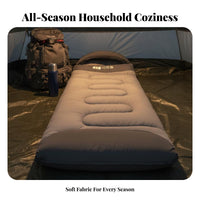 two-wayUse Design transformable Sleeping Bag All-Season Outdoor Equipment Coldresistant Portable Quilt space-saving for Office Workers, Backpackers, Camping, Backpacking, Tent, Hotel