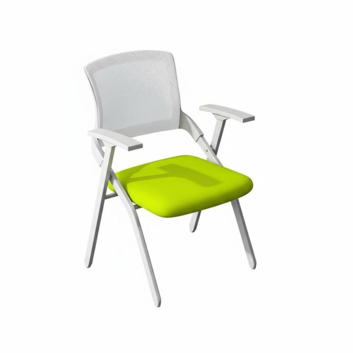 Foldable Design Tablet Arm Chair Flip-up Writing Surface Conference Seating Space-Saving Office Furniture Ergonomic Backrest for Students, Trainees, Event Attendees, Training Room, Classroom, Lecture Hall, Reception Area