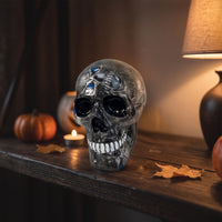 Skull Figurine Dark Statue Realistic for Tabletop