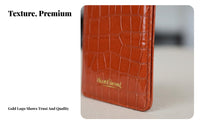 3 Pieces Alligator Texture Pattern Scorecard Holder Long-Lasting Golf Scorebook Ideal Gift for Golfers, Athletes, Competition, Outdoor