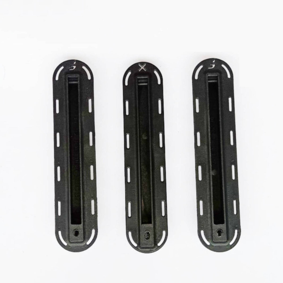 3 Pieces Plastic Fin Box with Screws Recessed Surfboard Fin Box Replacement Hardware Compatible for Surfers, Shapers, Workshop