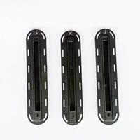 3 Pieces Plastic Fin Box with Screws Recessed Surfboard Fin Box Replacement Hardware Compatible for Surfers, Shapers, Workshop