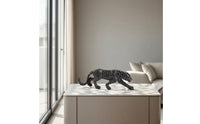 Figurine Crackle Statue Prowling Figurine for Home Stylists, Art Collectors, Office, Living Room, Car Dashboard