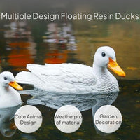 Buoyant Goose Pond Decor Resin Water Ornament Outdoor