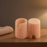 Soft Perforated Toe Sleeve Breathable Toe Friction Guard Shielded Foot Care