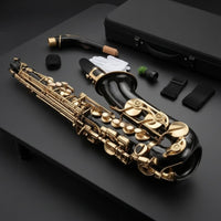 Saxophone Engraved Design     Saxophone Complete Accessory Set Woodwind Instrument