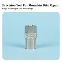 Bike Freewheel Removal Tool Exact Fit Freewheel Removal Heat Treated Hardened Steel Cycle Cassette Remover Tool for Cyclists, Home Garage