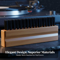 Vinyl Cleaning Kit Anti-Static LP Vinyl Brush and Fluid Kit for DJs