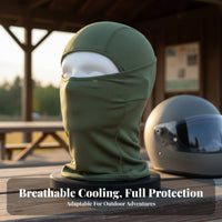 Summer Sun Protection Cover Quick Dry Motorcycle Riding Head Cover Protection Balaclava Sweat Wicking for Men, Cycling, Sports