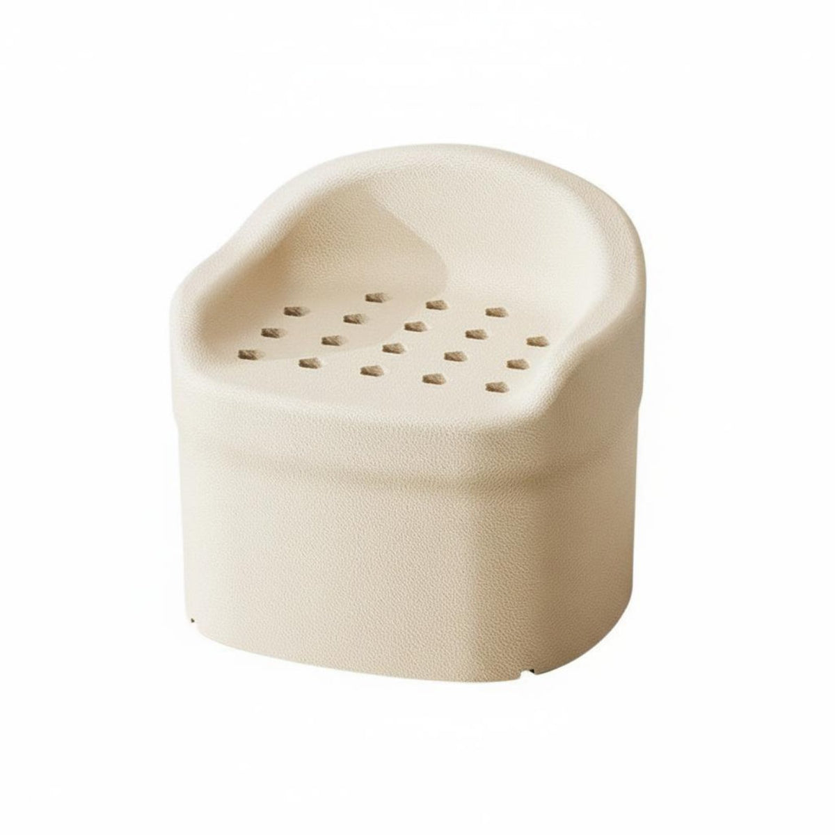 Stable & Sturdy Elderly Shower Chair With Drainage Holes Elderly Bath Chair Easy to Clean Expanded Polypropylene Bathroom Stool Tool-Complimentary Assembly for Disabled