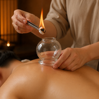 Fire Cupping Therapy Set, 1 Piece Cupping Cups for Home Health, Traditional Chinese Medicine