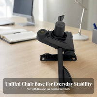 Cylindrical Housing Office Chair Chassis Component Mounting Brackets Chair Base Bracket Assembly Bolt Holes Rigid Structure