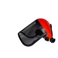 Adjustable Headband Brush Cutter Helmet Flip-up Visor Mesh Face Guard Shock Resistant Lawn Mower Face Guard Debris Protection for Landscapers, Gardeners, Landscaping, Outdoor